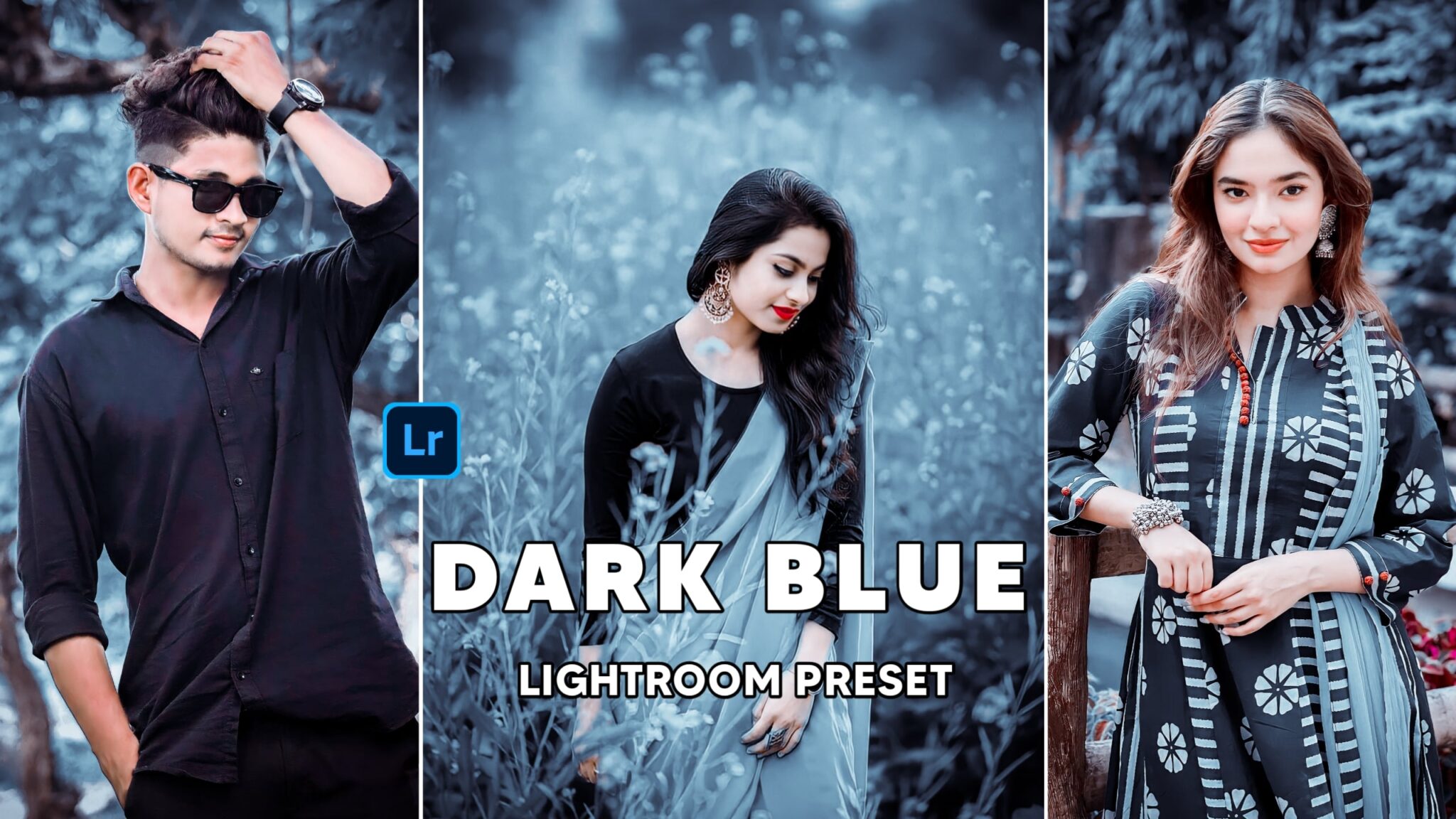Dark Blue Lightroom Preset