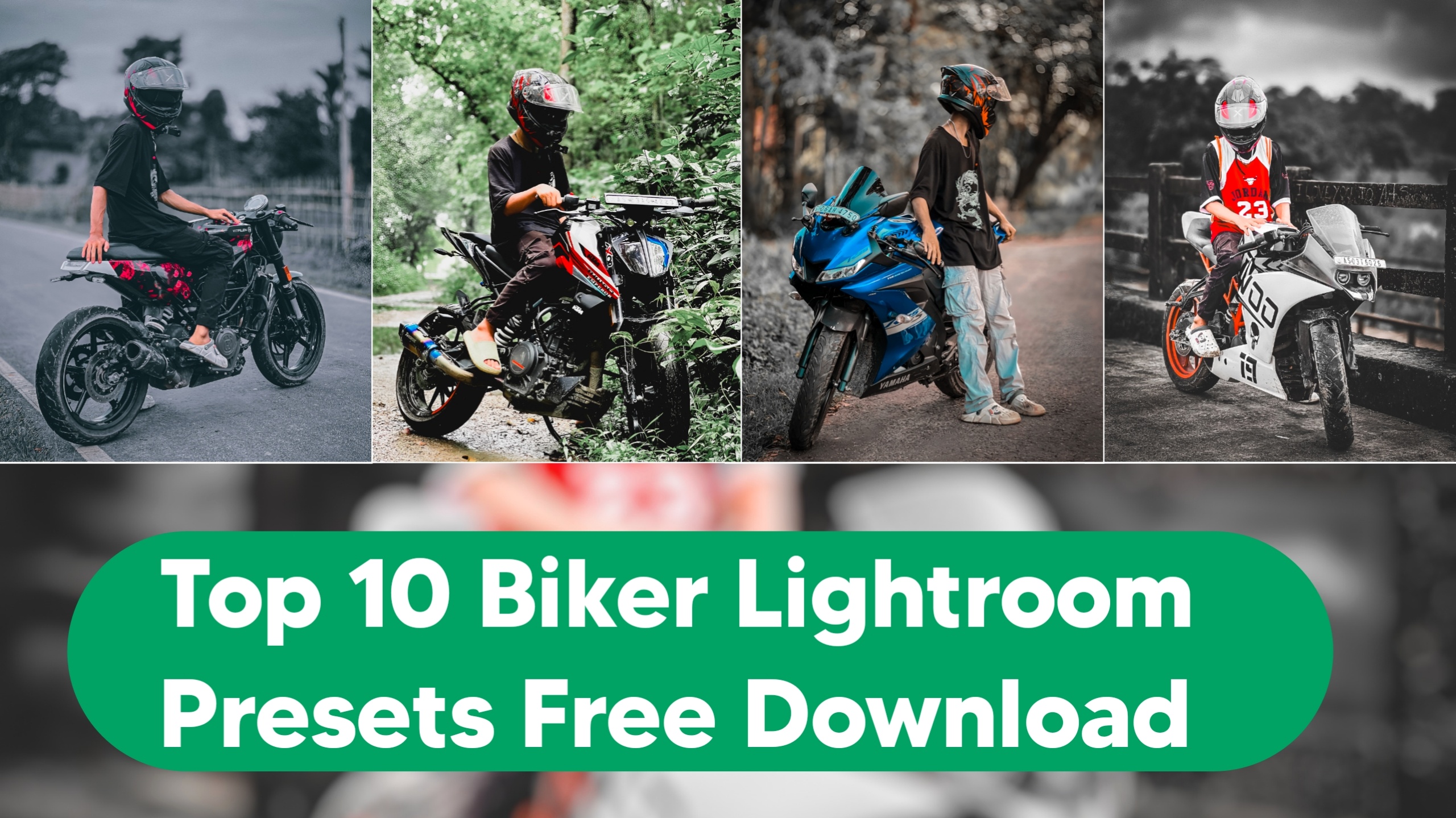 Top 10 Biker Lightroom Presets Free Download