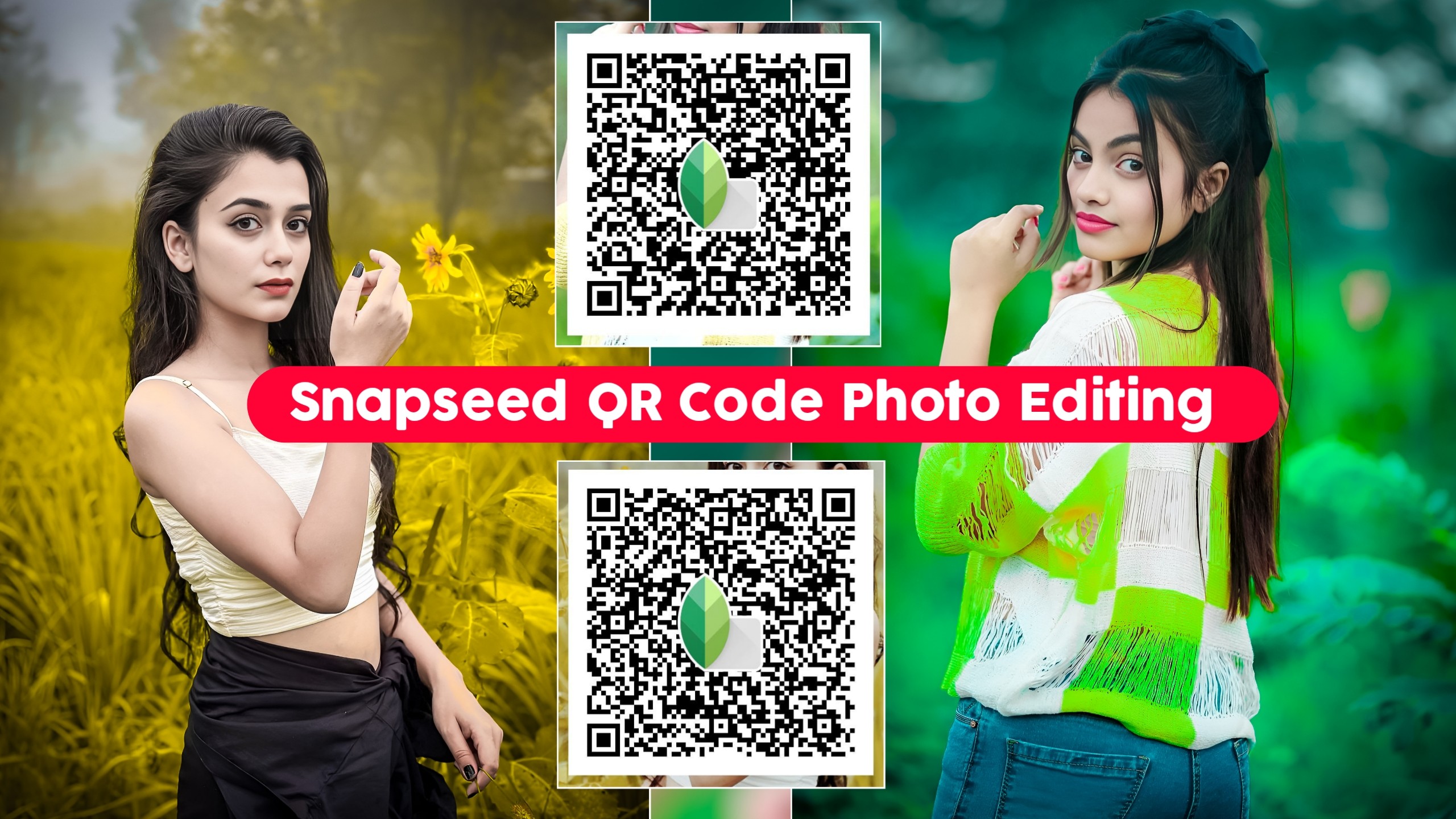 Snapseed QR Code Photo Editing