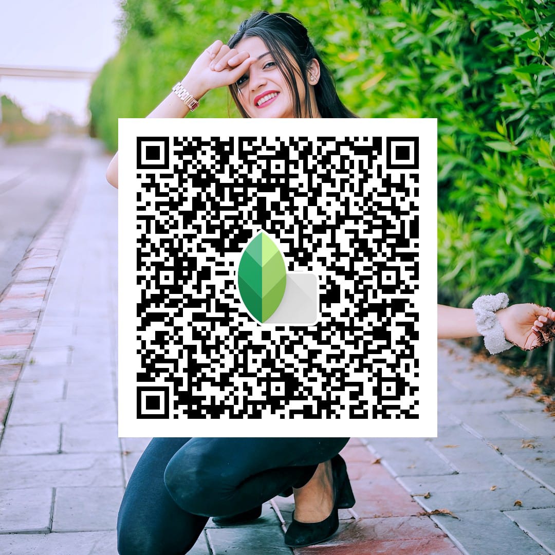 Green Snapseed QR Code Preset 