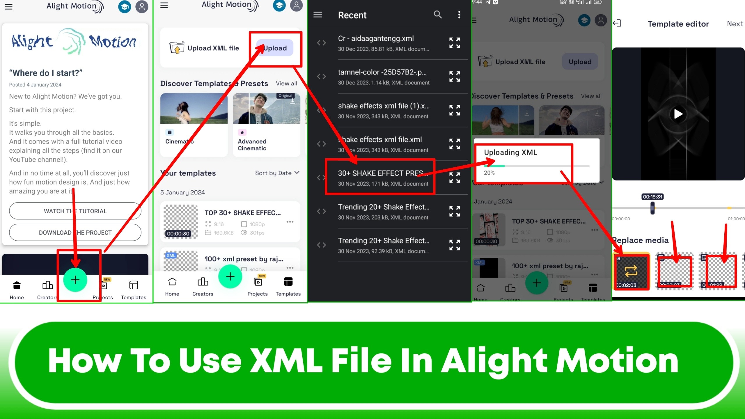 How To Use Xmp File In Alight Motion 
