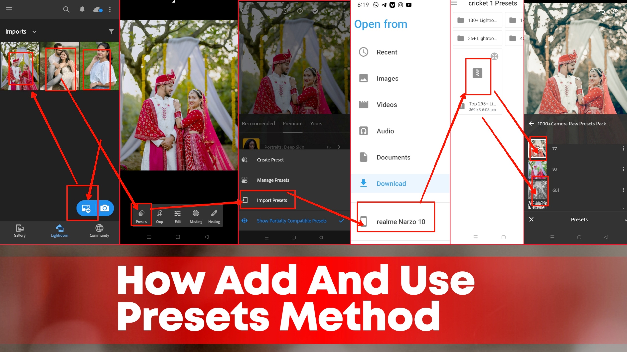 How To Add And Use Presets Method 